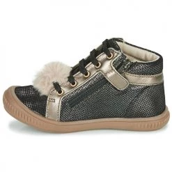 Chaussures Fille Baskets montantes GBB ISAURE Noir -Baskets mode Soldes 17329759 500 D