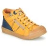 Chaussures Garçon Baskets montantes GBB ANATOLE Jaune