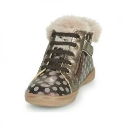 Chaussures Fille Baskets montantes GBB JUNA Marron -Baskets mode Soldes 17329818 500 C