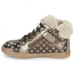 Chaussures Fille Baskets montantes GBB JUNA Marron -Baskets mode Soldes 17329818 500 D