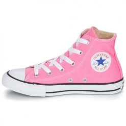 Chaussures Fille Baskets montantes Converse CHUCK TAYLOR ALL STAR CORE HI Rose -Baskets mode Soldes 174978 500 D