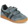 Chaussures Enfant Baskets basses Gola HARRIER VELCRO Gris / Noir