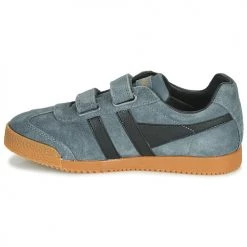 Chaussures Enfant Baskets basses Gola HARRIER VELCRO Gris / Noir -Baskets mode Soldes 17672956 500 D