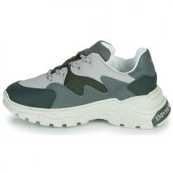 Chaussures Enfant Baskets basses Emporio Armani XYX008-XOI34 Vert / Gris -Baskets mode Soldes 17674753 500 D