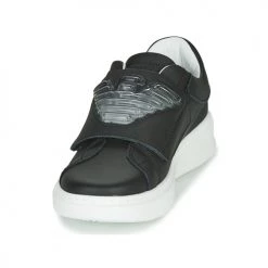 Chaussures Enfant Baskets basses Emporio Armani XYX014-XOI08 Noir -Baskets mode Soldes 17674754 500 C