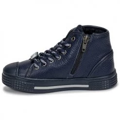 Chaussures Enfant Baskets montantes Emporio Armani XYZ004-XOI25 Marine -Baskets mode Soldes 17674756 500 D