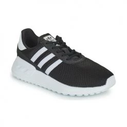 Chaussures Enfant Baskets basses adidas Originals LA TRAINER LITE C Noir / Blanc