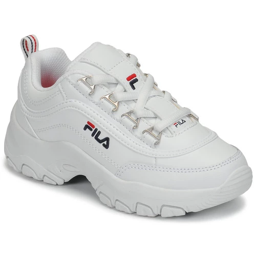 Chaussures Fille Baskets basses Fila STRADA LOW KIDS Blanc 1 Chaussures Fille Baskets basses Fila STRADA LOW KIDS Blanc