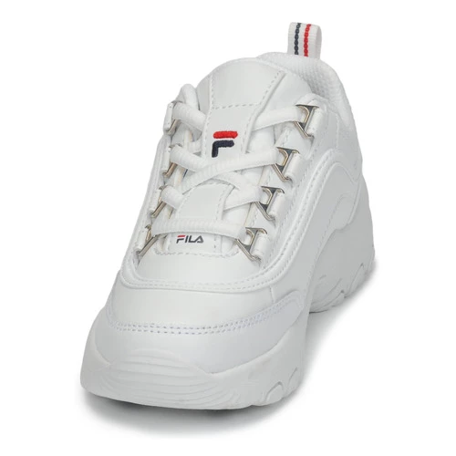 Chaussures Fille Baskets basses Fila STRADA LOW KIDS Blanc 3 Chaussures Fille Baskets basses Fila STRADA LOW KIDS Blanc – Image 3