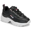 Chaussures Fille Baskets basses Fila STRADA LOW KIDS Noir