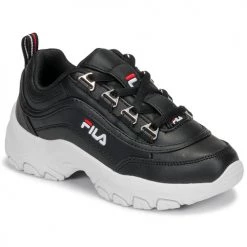 Chaussures Fille Baskets basses Fila STRADA LOW KIDS Noir