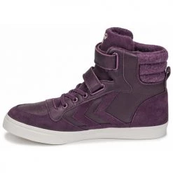 Chaussures Fille Baskets montantes hummel STADIL WINTER JR Violet -Baskets mode Soldes 17682505 500 D