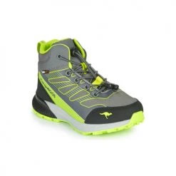 Chaussures Garçon Baskets montantes Kangaroos K-SCOUT RTX Gris / Vert