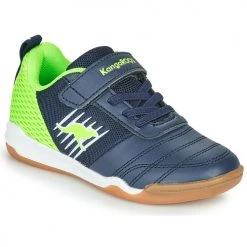 Chaussures Garçon Baskets basses Kangaroos SUPER COURT EV Bleu / Vert