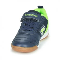 Chaussures Garçon Baskets basses Kangaroos SUPER COURT EV Bleu / Vert -Baskets mode Soldes 17683459 500 C