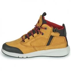 Chaussures Garçon Baskets montantes Geox AERANTER ABX Camel -Baskets mode Soldes 17683480 500 D