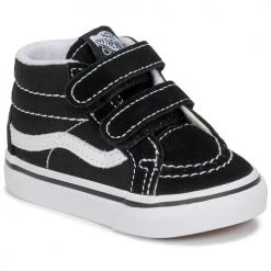 Chaussures Enfant Baskets montantes Vans SK8-MID REISSUE V Noir / Blanc