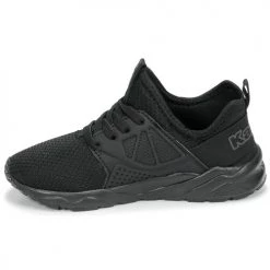 Chaussures Enfant Baskets basses Kappa SAN DIEGO ELASTIC Noir -Baskets mode Soldes 17693636 500 D