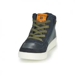 Chaussures Garçon Baskets montantes Redskins LAVAL KID Marine / Kaki -Baskets mode Soldes 17715893 500 C
