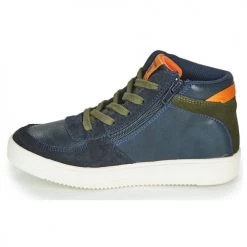 Chaussures Garçon Baskets montantes Redskins LAVAL KID Marine / Kaki -Baskets mode Soldes 17715893 500 D