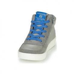 Chaussures Garçon Baskets montantes Redskins LAVAL KID Gris / Bleu -Baskets mode Soldes 17715894 500 C