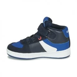 Chaussures Garçon Baskets montantes Kickers BILBON MID Marine -Baskets mode Soldes 17844952 500 D