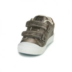 Chaussures Fille Baskets basses Victoria BLUCHER LONA PLATAFORMA Argenté -Baskets mode Soldes 17865388 500 C
