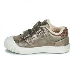 Chaussures Fille Baskets basses Victoria BLUCHER LONA PLATAFORMA Argenté -Baskets mode Soldes 17865388 500 D