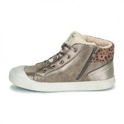 Chaussures Fille Baskets basses Victoria TENIS PIEL VEG Argenté -Baskets mode Soldes 17865389 500 D