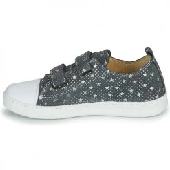 Chaussures Fille Baskets basses Citrouille et Compagnie NADIR Gris / Argenté -Baskets mode Soldes 17971575 500 D