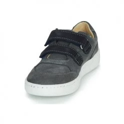 Chaussures Garçon Baskets basses Citrouille et Compagnie NESTOK Gris/marine -Baskets mode Soldes 17971583 500 C