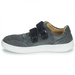Chaussures Garçon Baskets basses Citrouille et Compagnie NESTOK Gris/marine -Baskets mode Soldes 17971583 500 D