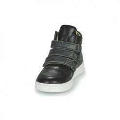 Chaussures Garçon Baskets montantes Citrouille et Compagnie NOSTI Noir/gris -Baskets mode Soldes 17971597 500 C