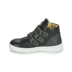 Chaussures Garçon Baskets montantes Citrouille et Compagnie NOSTI Noir/gris -Baskets mode Soldes 17971597 500 D