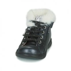 Chaussures Fille Baskets montantes Pablosky 87912 Noir irisé -Baskets mode Soldes 17977802 500 C