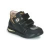 Chaussures Fille Baskets montantes Pablosky 490611 Noir / Leopard