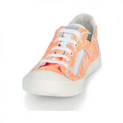 Chaussures Fille Baskets basses GBB MATIA Blanc / Rose -Baskets mode Soldes 18337536 500 C