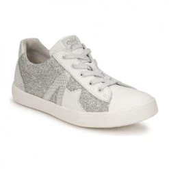 Chaussures Fille Baskets basses GBB DANNI Blanc / Argenté