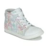 Chaussures Fille Baskets montantes Little Mary VITAMINE Blanc