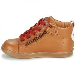 Chaussures Garçon Baskets montantes Little Mary LEON Marron -Baskets mode Soldes 18351265 500 D