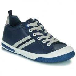 Chaussures Garçon Baskets basses Little Mary LOGAN Bleu