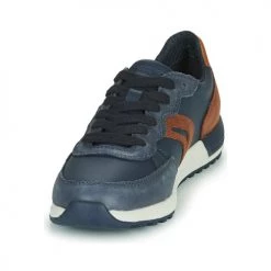 Chaussures Garçon Baskets basses Geox J ALBEN BOY Bleu -Baskets mode Soldes 18669481 500 C