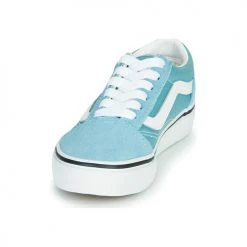 Chaussures Garçon Baskets basses Vans OLD SKOOL Bleu -Baskets mode Soldes 18683749 500 C