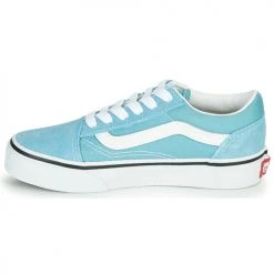 Chaussures Garçon Baskets basses Vans OLD SKOOL Bleu -Baskets mode Soldes 18683749 500 D
