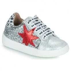 Chaussures Fille Baskets basses Acebo's 5461GL-PLATA-J Argenté