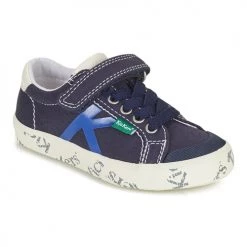 Chaussures Garçon Baskets basses Kickers GODY Marine