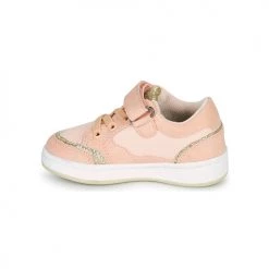 Chaussures Fille Baskets basses Kickers BISCKUIT Rose -Baskets mode Soldes 18722925 500 D