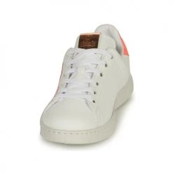Chaussures Fille Baskets basses Victoria TENIS VEGANA CONTRASTE Blanc / Rose -Baskets mode Soldes 18749909 500 C