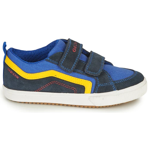 Chaussures Garçon Baskets basses Geox ALONISSO BOY Marine / Jaune 2 Chaussures Garçon Baskets basses Geox ALONISSO BOY Marine / Jaune – Image 2