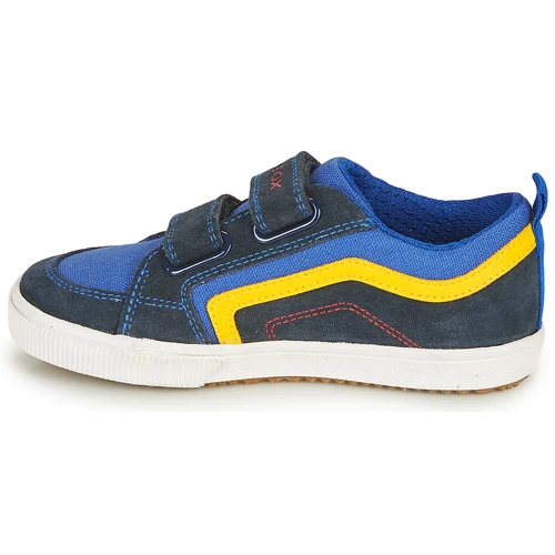 Chaussures Garçon Baskets basses Geox ALONISSO BOY Marine / Jaune 4 Chaussures Garçon Baskets basses Geox ALONISSO BOY Marine / Jaune – Image 4